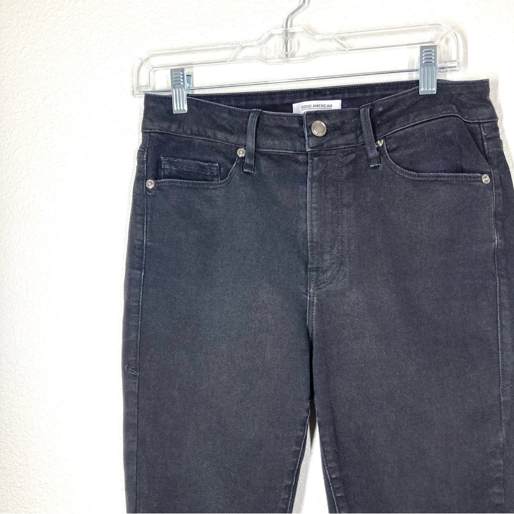 Good American Good Legs Black Skinny Jeans 28 - Picture 5 of 16